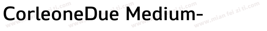 CorleoneDue Medium字体转换